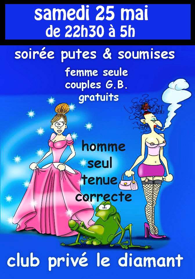 soirée mixte putes & soumises - Diamant Libertin
